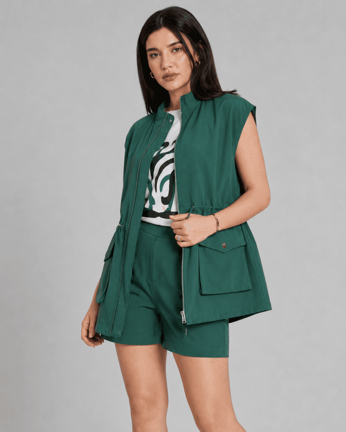 KASHA - TENCEL KUŞGÖZLÜ ŞORT
