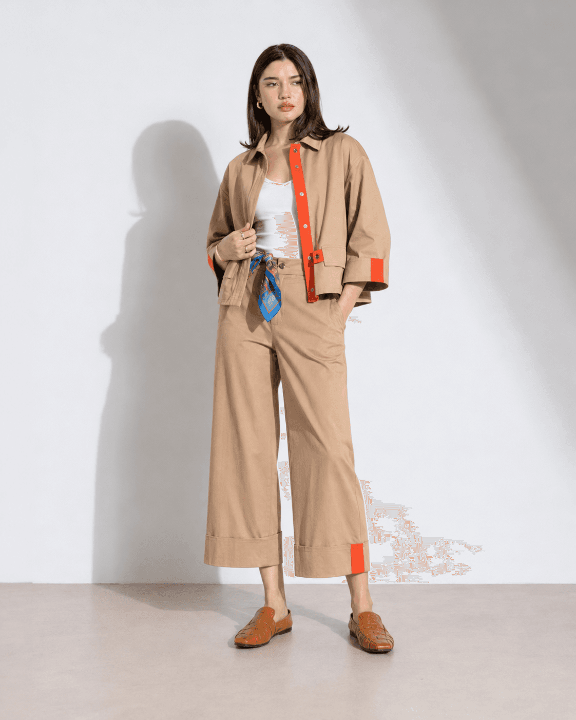 KASHA - CAMEL PANTOLON
